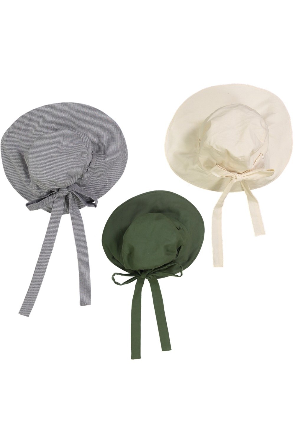 Flower Hats With Bows In Organic Cotton Risu Risu