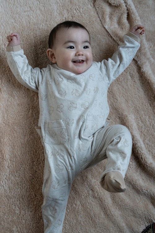Pyjama bébé Ballerine papyrus en coton 100% bio. RISU.RISU la