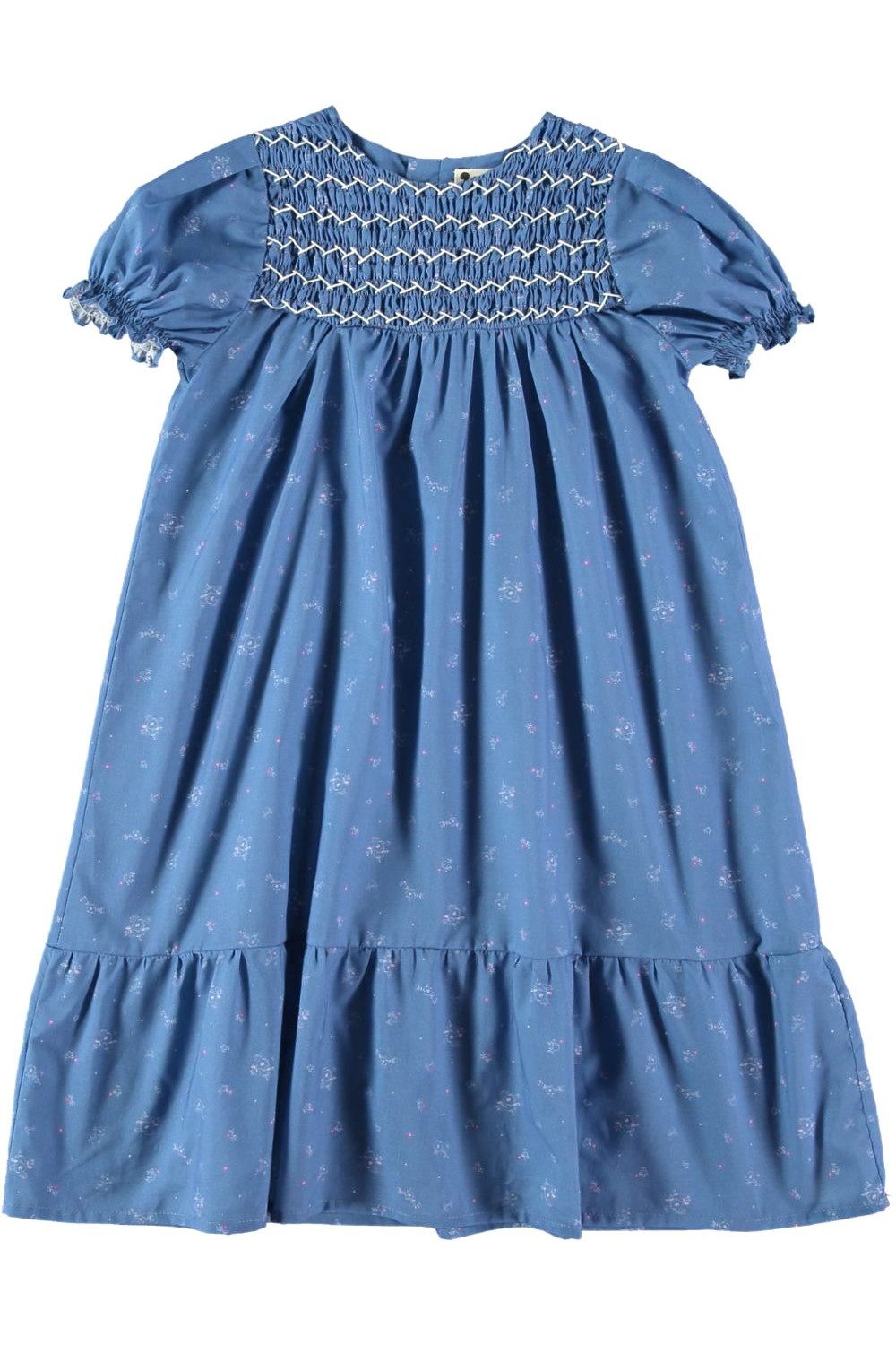 Symphony girl dress in organic cotton - Risu-Risu