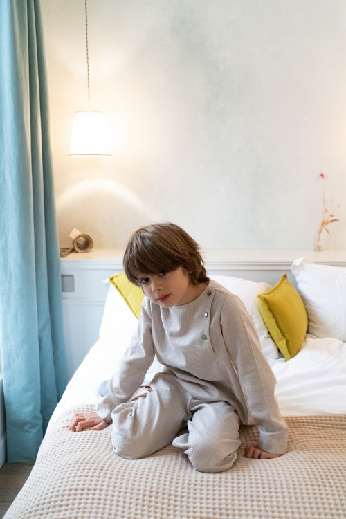Pyjama garçon en gaze de coton