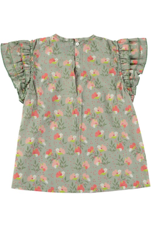Pila blouse with a cute print and elegant cuffs