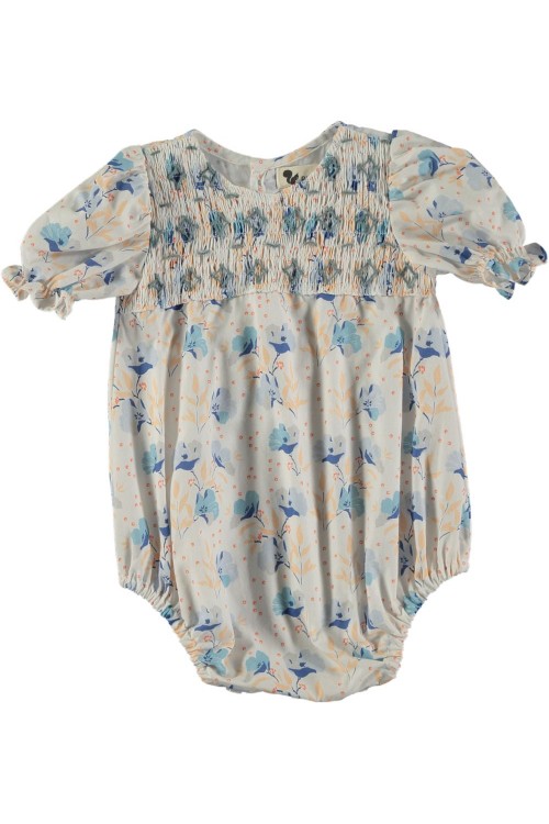Symphony baby romper in bubble print