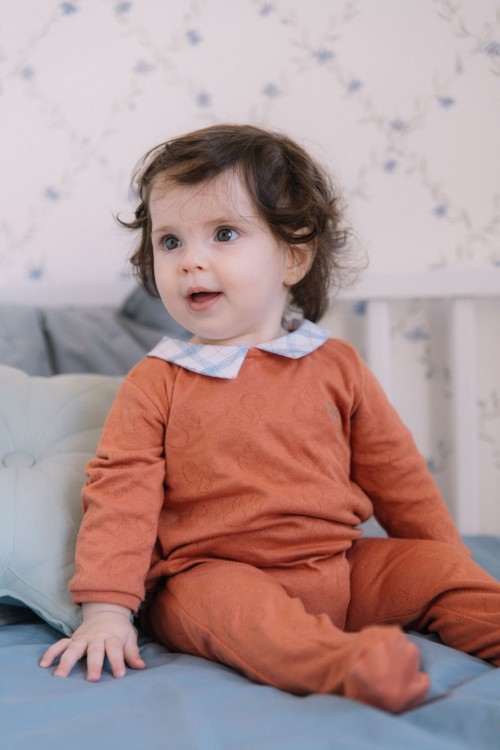 Pyjama bébé en coton bio par RISU RISU