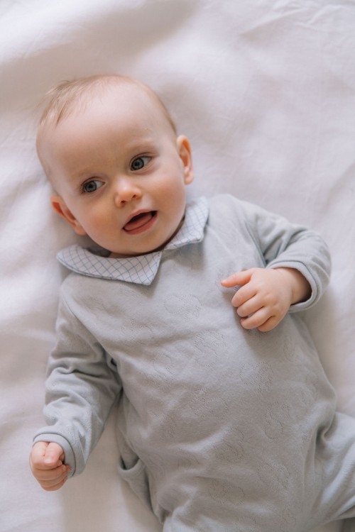 Pyjama bébé en gaze de coton bio