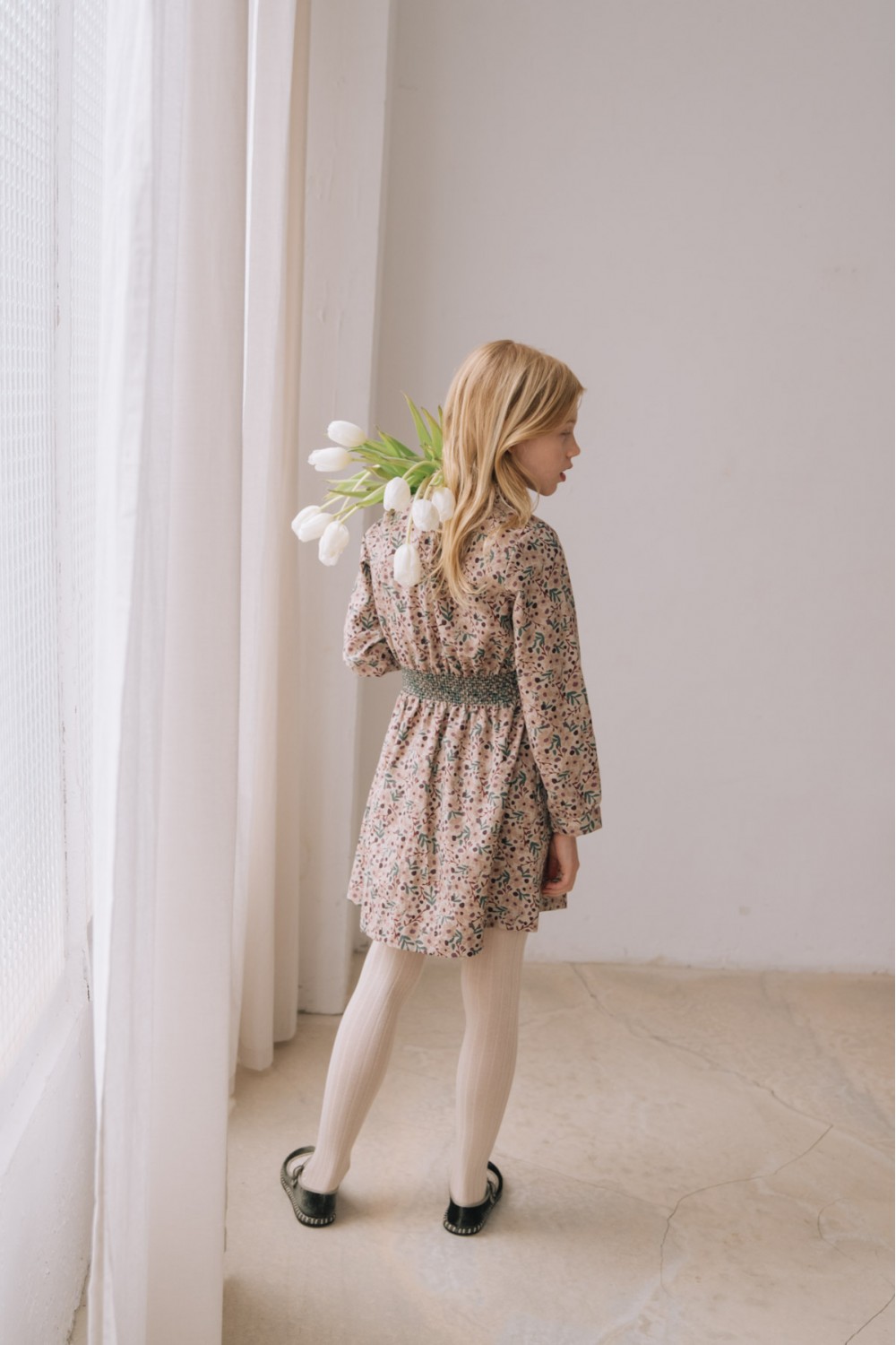 Robe Allela fille coton bio risurisu