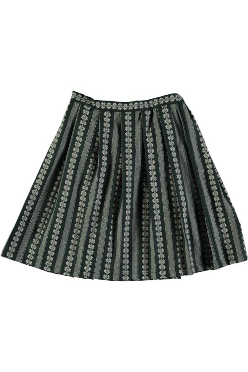 green organic cotton skirt for girls