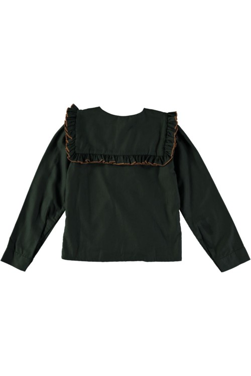 Blouse fille hiver Phylla à grand col marin