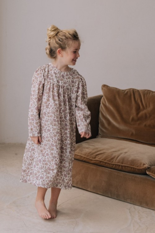 Chemise de nuit fille Félicité à manches longues