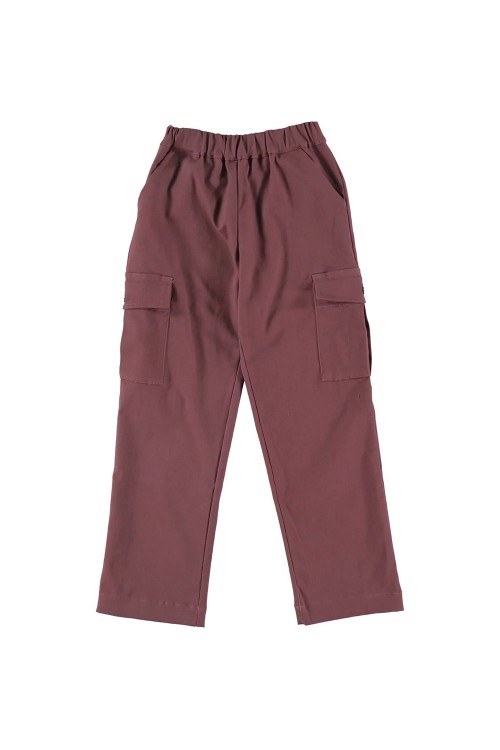 pantalon enfant baroudeur cargo mauve