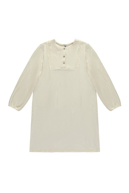 Chemise de nuit femme Ama en coton sans teinture