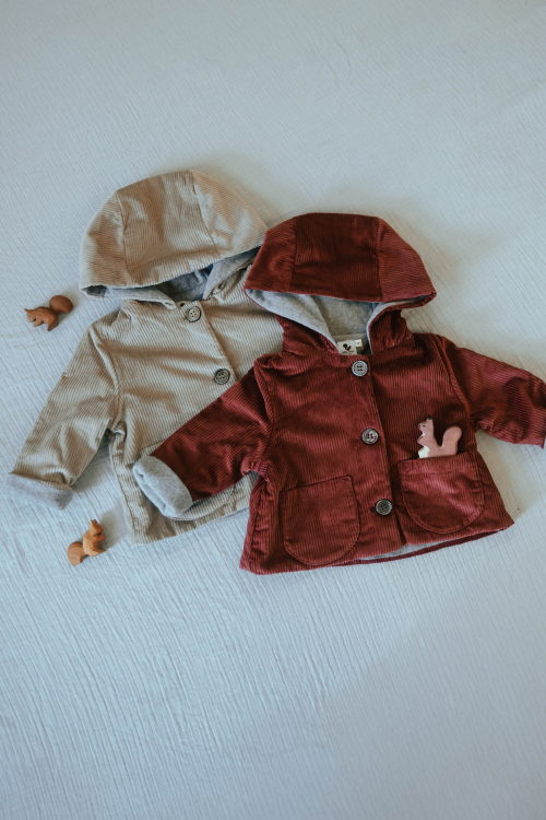 Baby Coat Orso in velvet