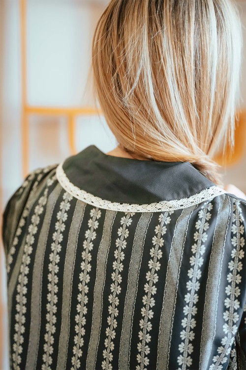 Blouse femme Gisèle avec dentelle